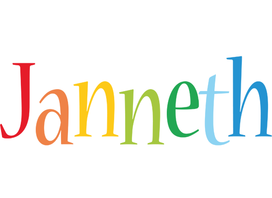 Janneth birthday logo