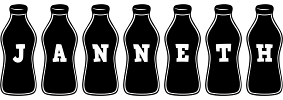 Janneth bottle logo