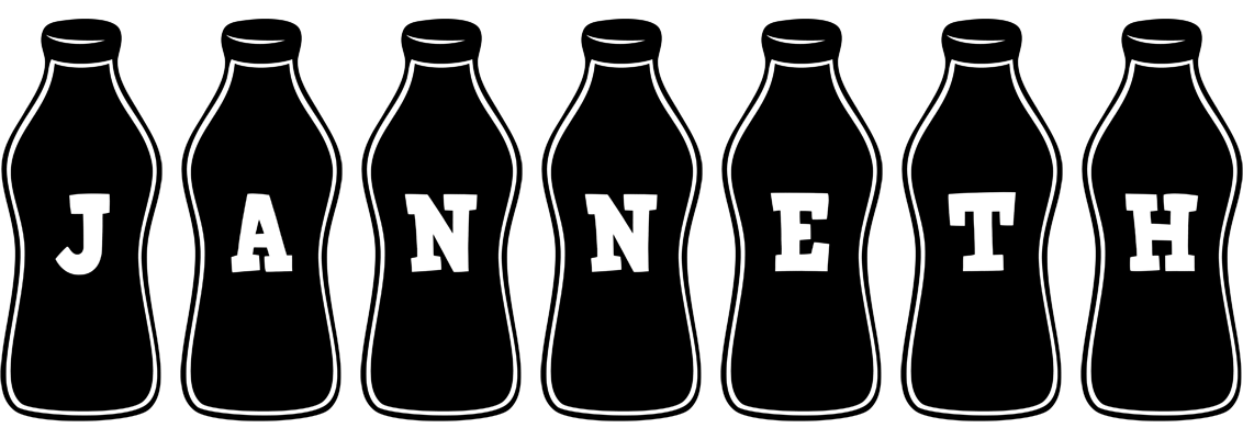 Janneth bottle logo