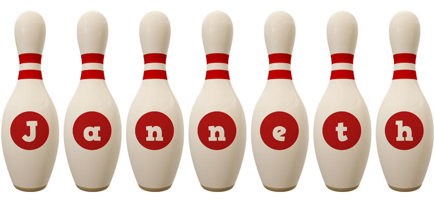 Janneth bowling-pin logo