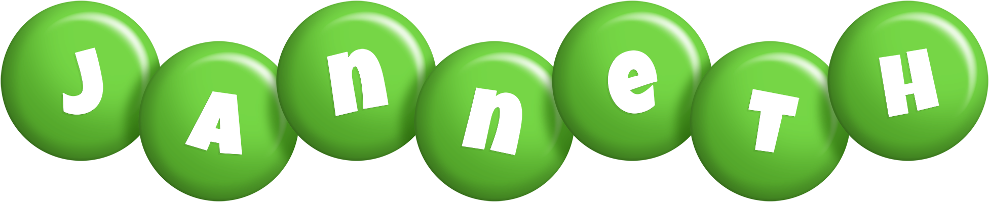 Janneth candy-green logo