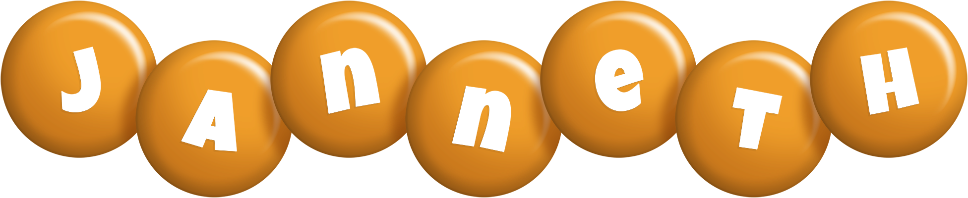 Janneth candy-orange logo
