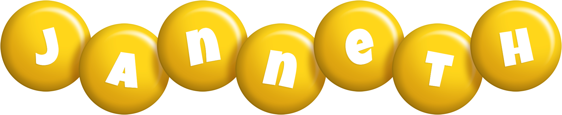 Janneth candy-yellow logo