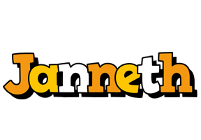 Janneth cartoon logo