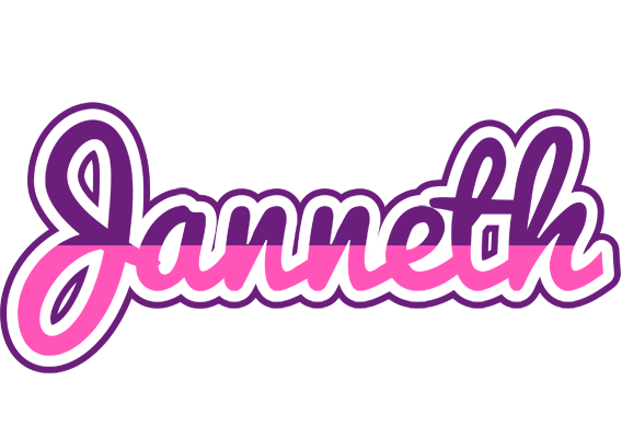 Janneth cheerful logo