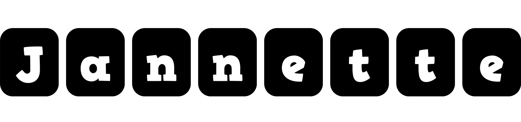 Jannette box logo