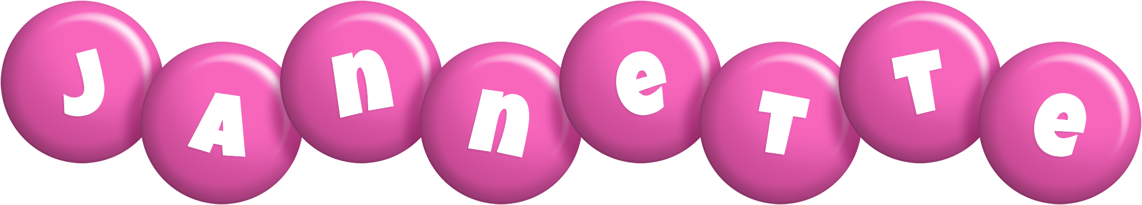 Jannette candy-pink logo