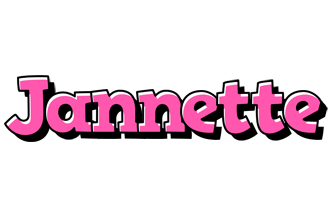 Jannette girlish logo