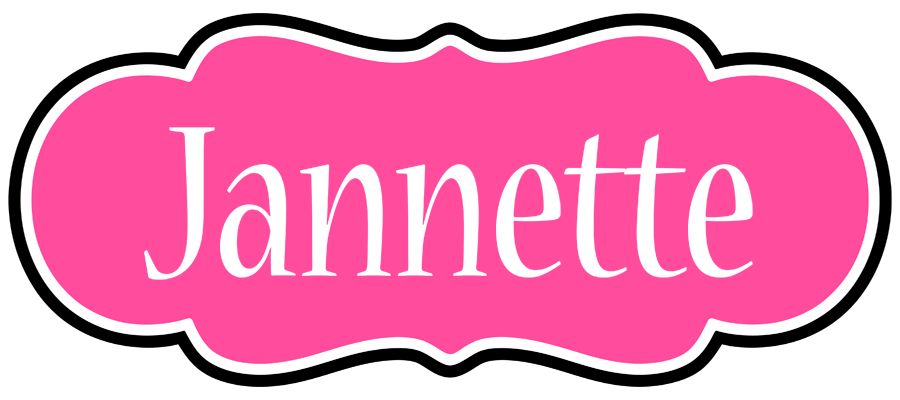 Jannette invitation logo