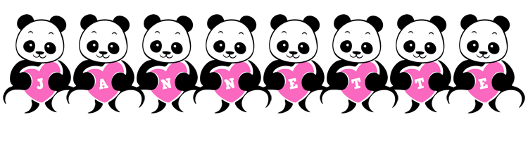 Jannette love-panda logo