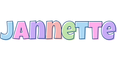 Jannette pastel logo