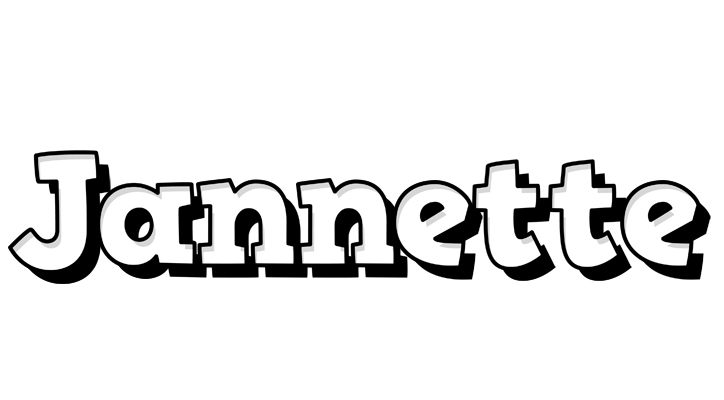 Jannette snowing logo