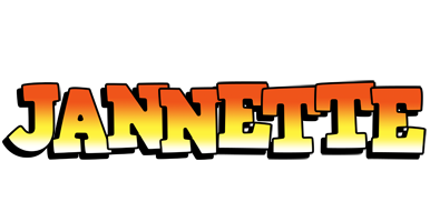 Jannette sunset logo