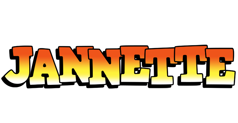 Jannette sunset logo