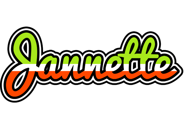 Jannette superfun logo