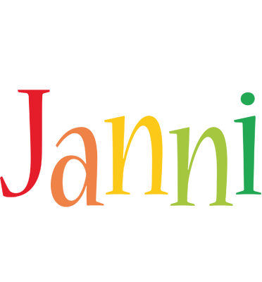 Janni birthday logo