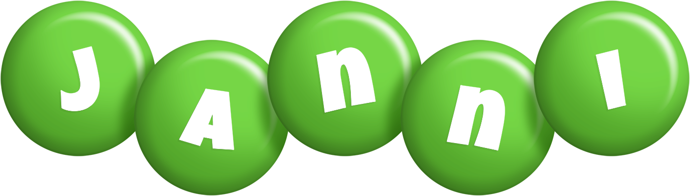 Janni candy-green logo