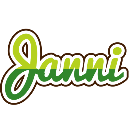 Janni golfing logo