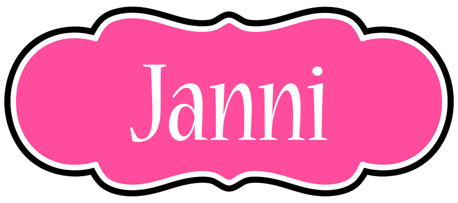 Janni invitation logo