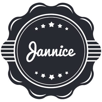 Jannice badge logo