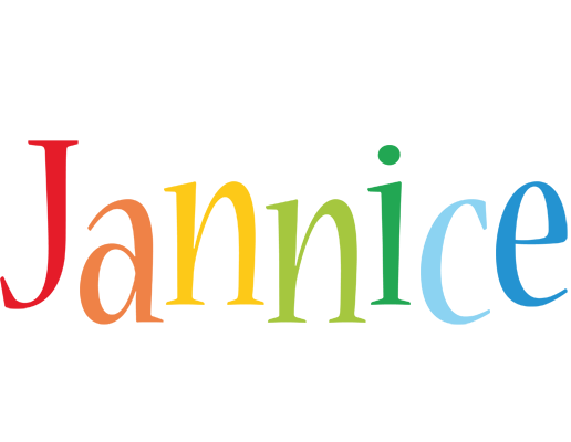 Jannice birthday logo