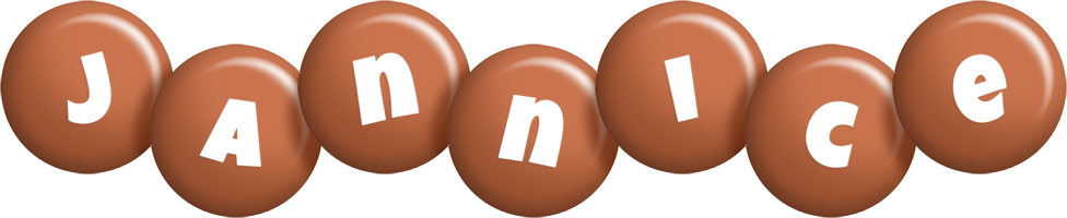 Jannice candy-brown logo