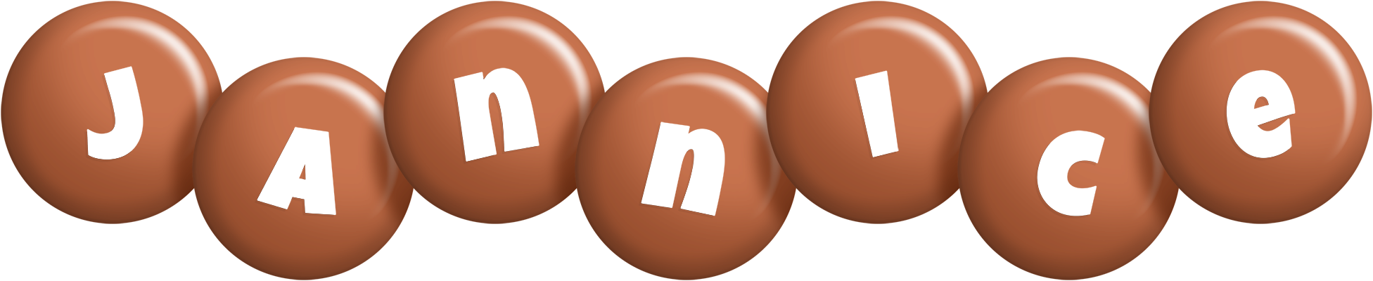 Jannice candy-brown logo