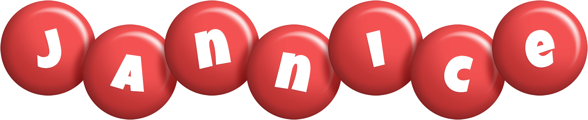 Jannice candy-red logo