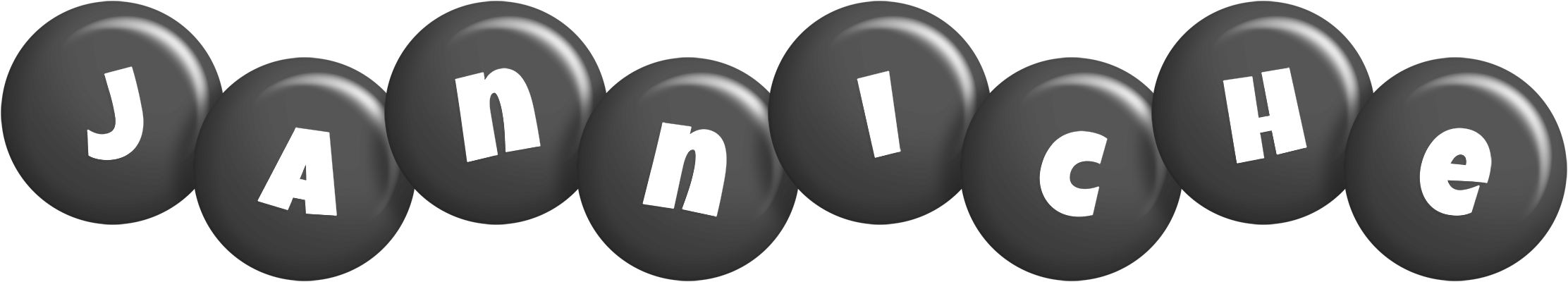 Janniche candy-black logo