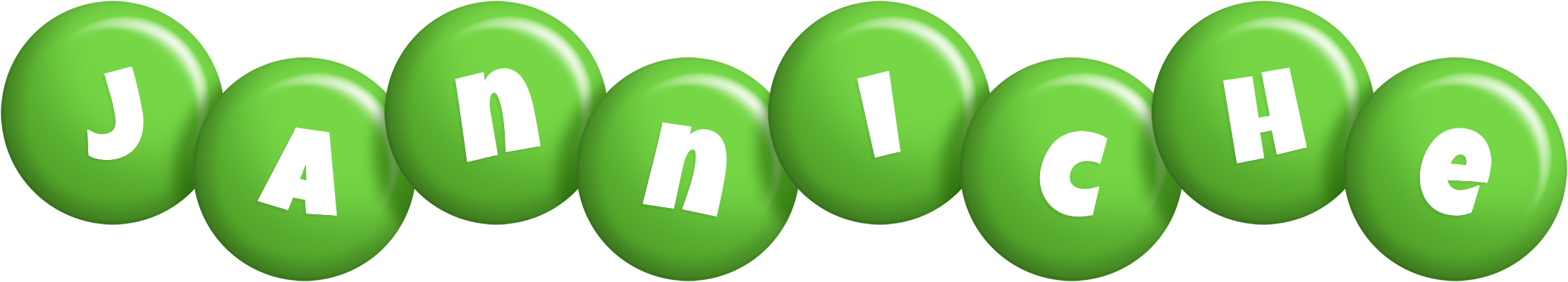 Janniche candy-green logo