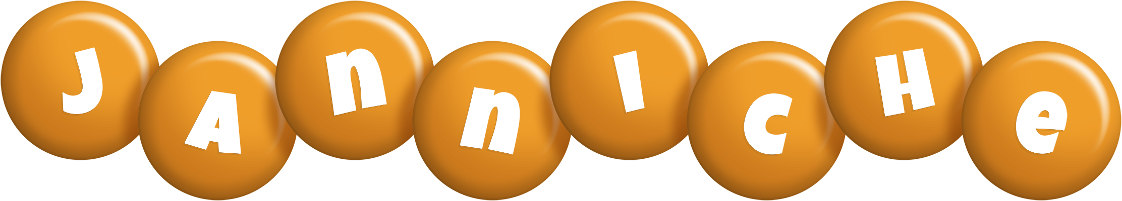 Janniche candy-orange logo