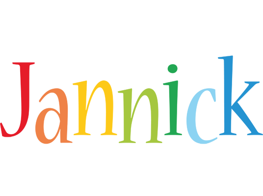 Jannick birthday logo