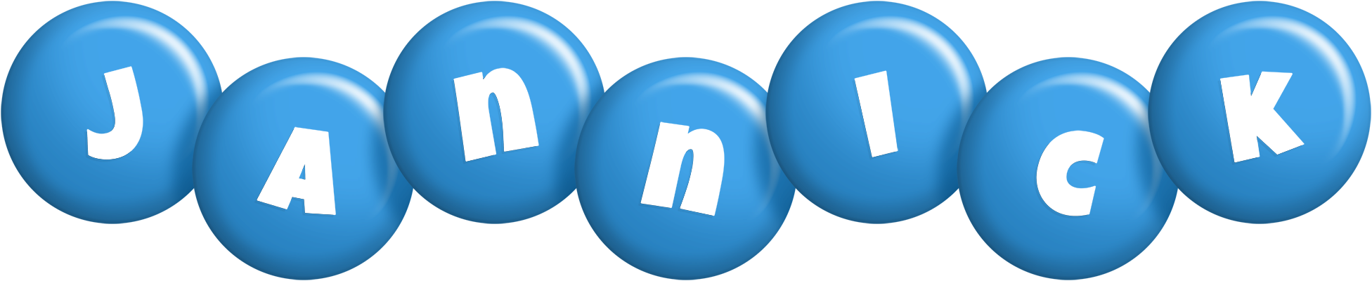 Jannick candy-blue logo