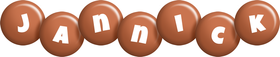 Jannick candy-brown logo