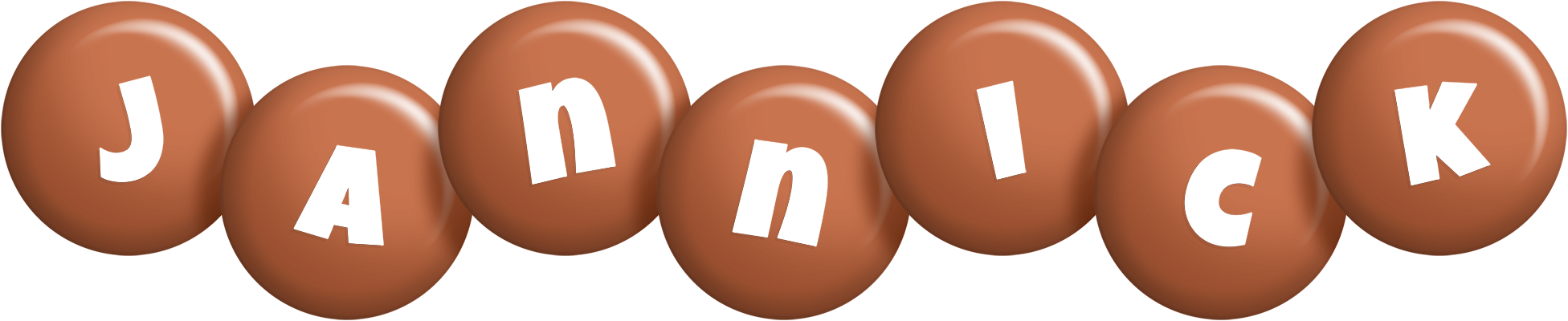 Jannick candy-brown logo
