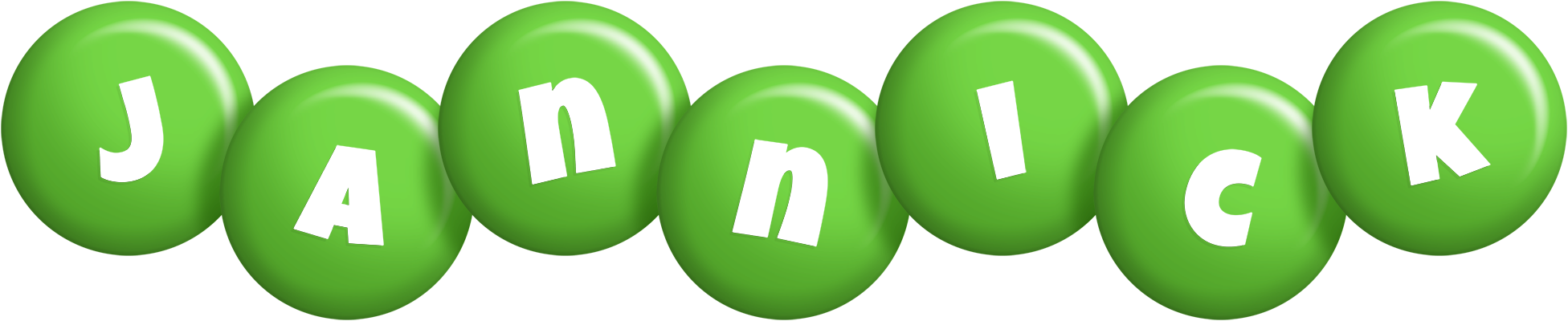 Jannick candy-green logo