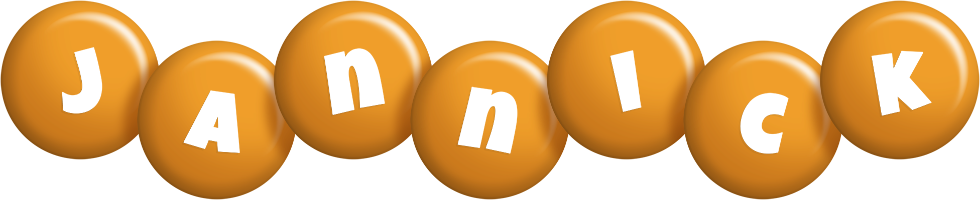 Jannick candy-orange logo