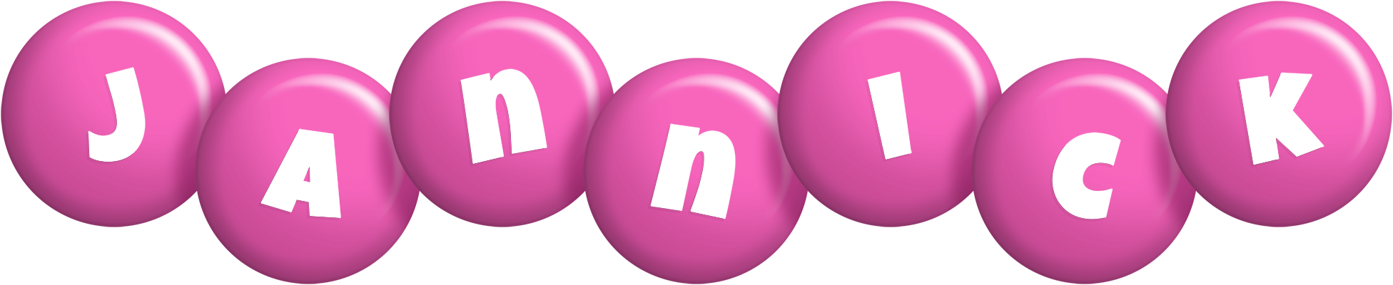 Jannick candy-pink logo