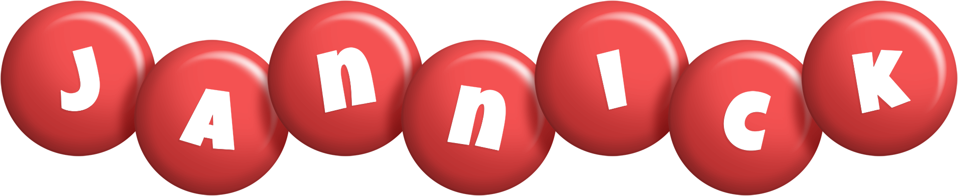 Jannick candy-red logo