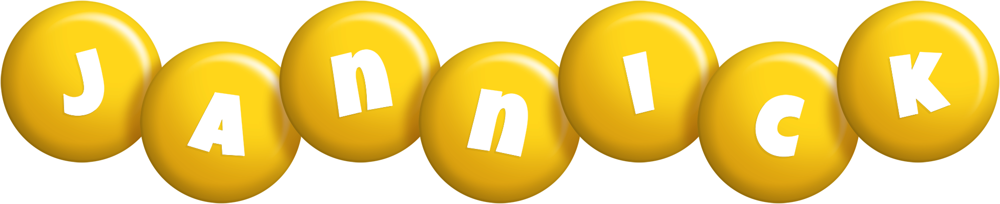 Jannick candy-yellow logo