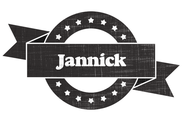 Jannick grunge logo