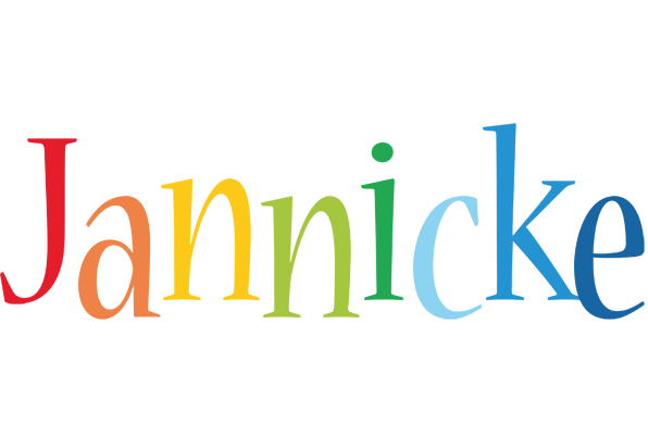 Jannicke birthday logo