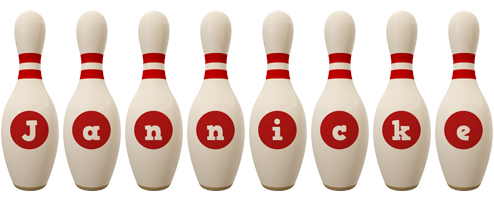 Jannicke bowling-pin logo