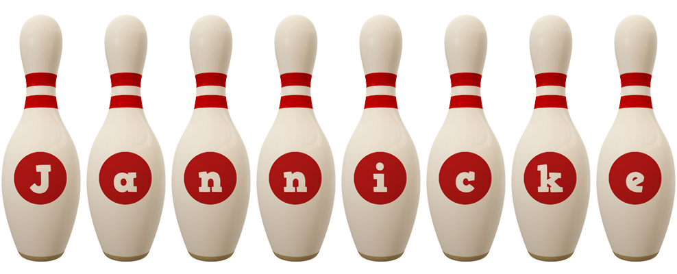 Jannicke bowling-pin logo