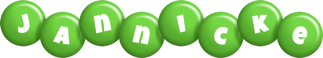 Jannicke candy-green logo