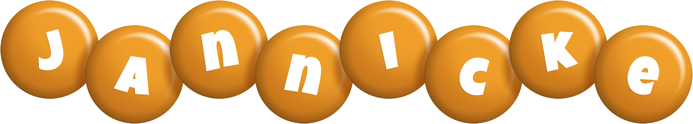 Jannicke candy-orange logo