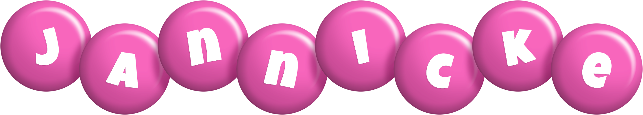 Jannicke candy-pink logo