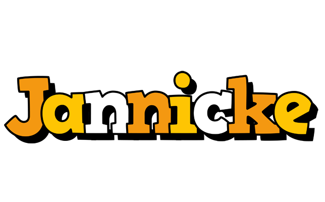 Jannicke cartoon logo
