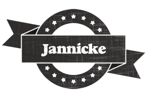 Jannicke grunge logo