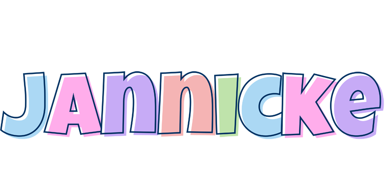 Jannicke pastel logo
